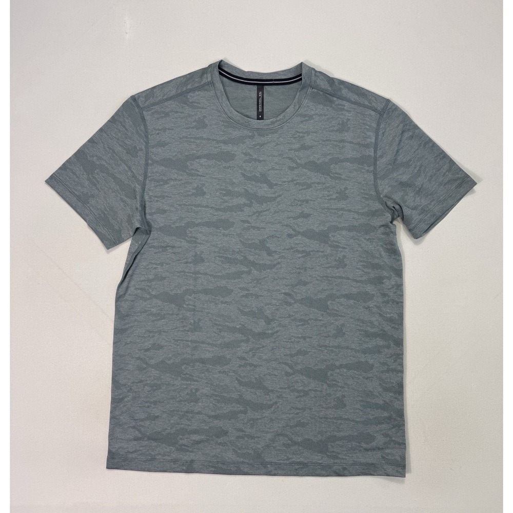 Ten Thousand CamoKnit Lightweight Shirt Athletic Workout Blue Camo Men Small